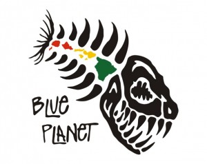Blue Planet logo 127- Rasta Island bones