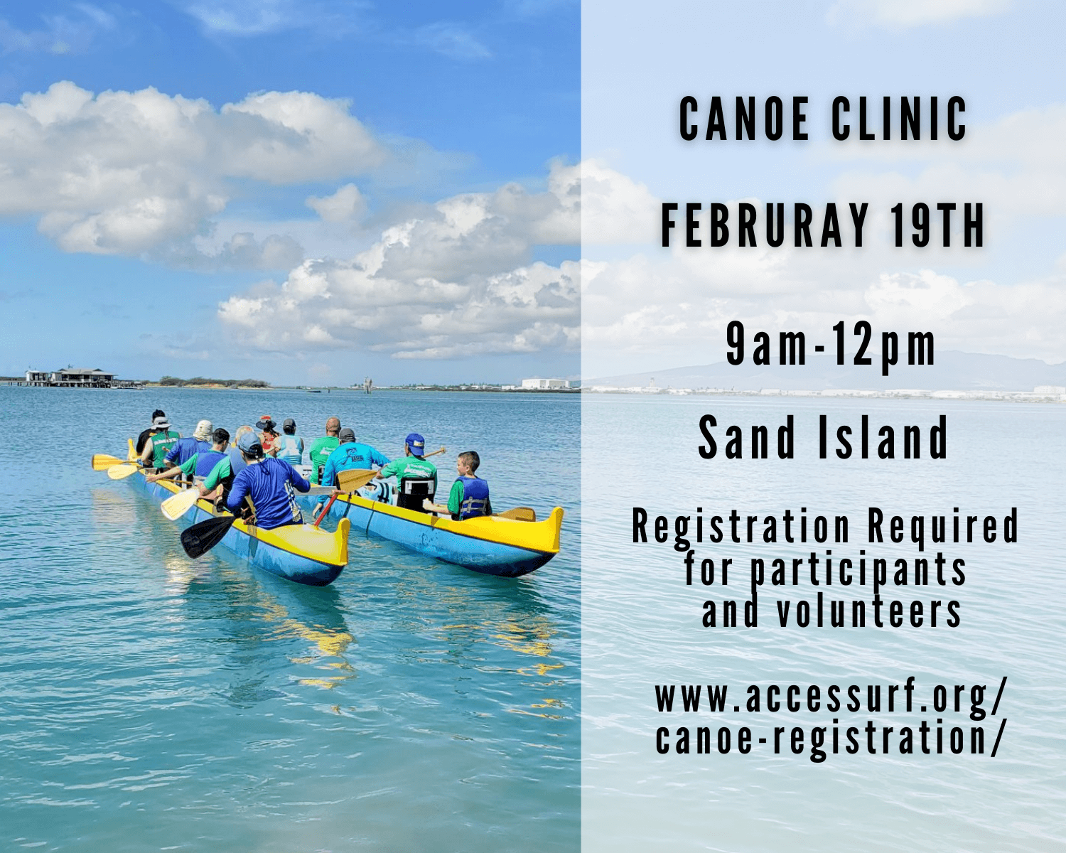 canoe clinic flyer