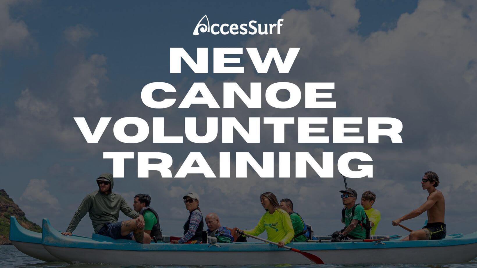 New Canoe Volunteer Training flyer