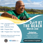 2024 February Day at the Beach flyer